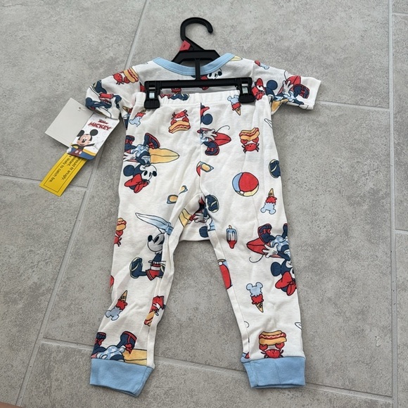 Disney Kids Pajamas - White and Blue - Picture 2 of 3
